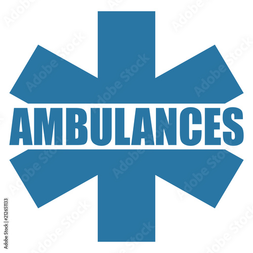 Logo ambulances.
