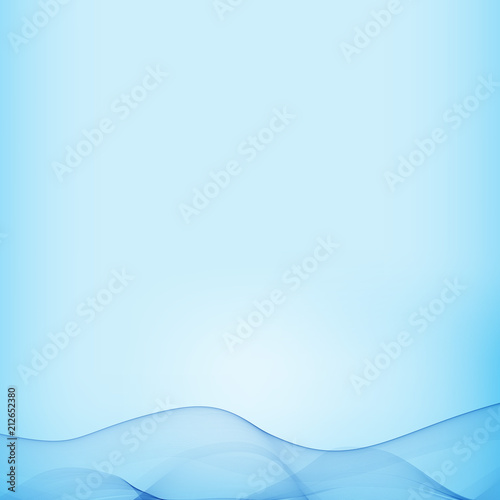vector abstract blue wave on a blue background