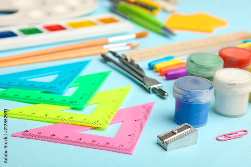 A set of different stationery A set of different stationery