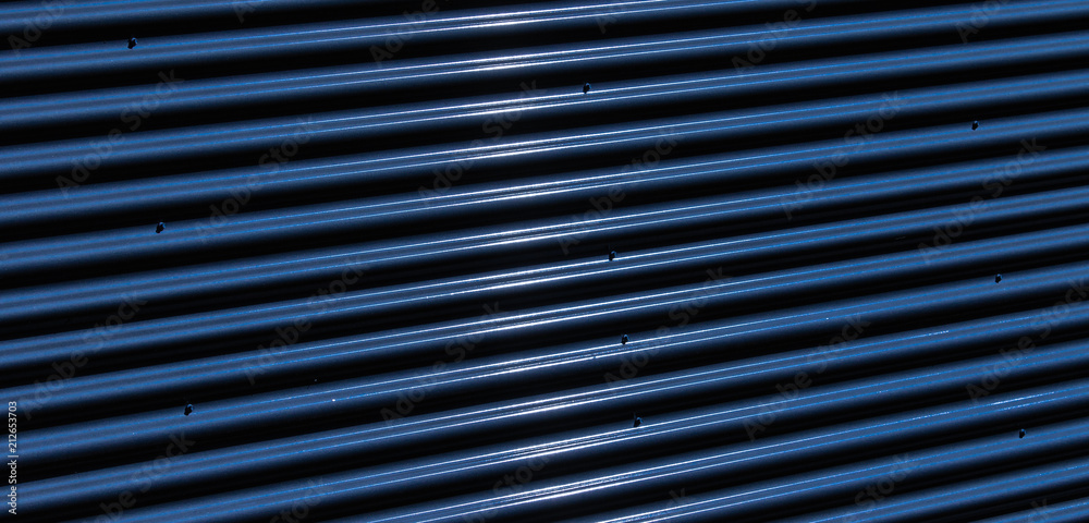 Blaues Wellblechmuster Blaues Wellblechmuster