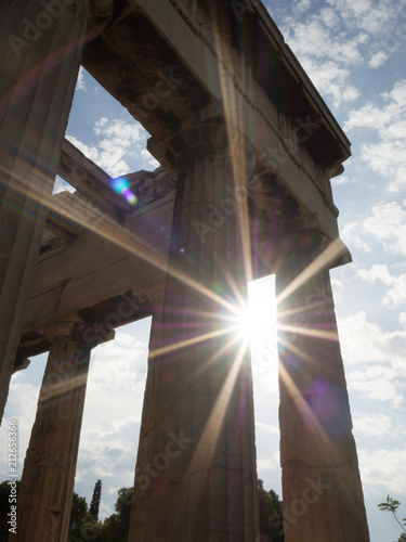 Temple of Hephaestu in Greece, Ancient Agora, Athens