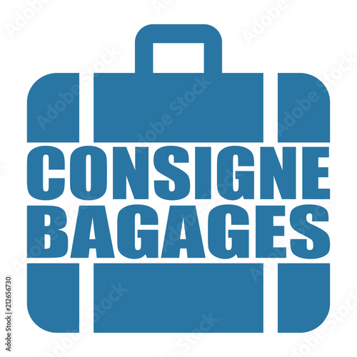 Logo consigne bagages.