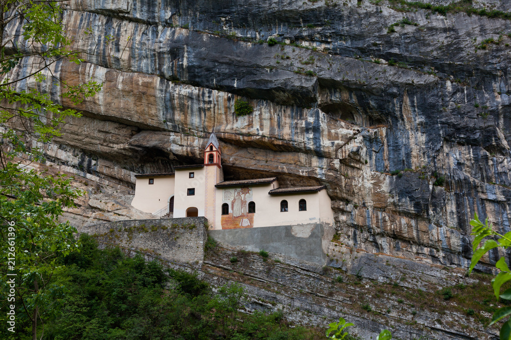 Hermitage of Saint Columban. Rovereto, province of Trentino-Alto Adiges, Bolzano, Italy