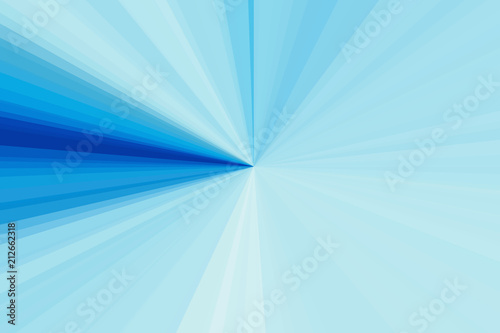 Blue color rays of light abstract background. Stripes beam pattern. Stylish illustration modern trend colors.