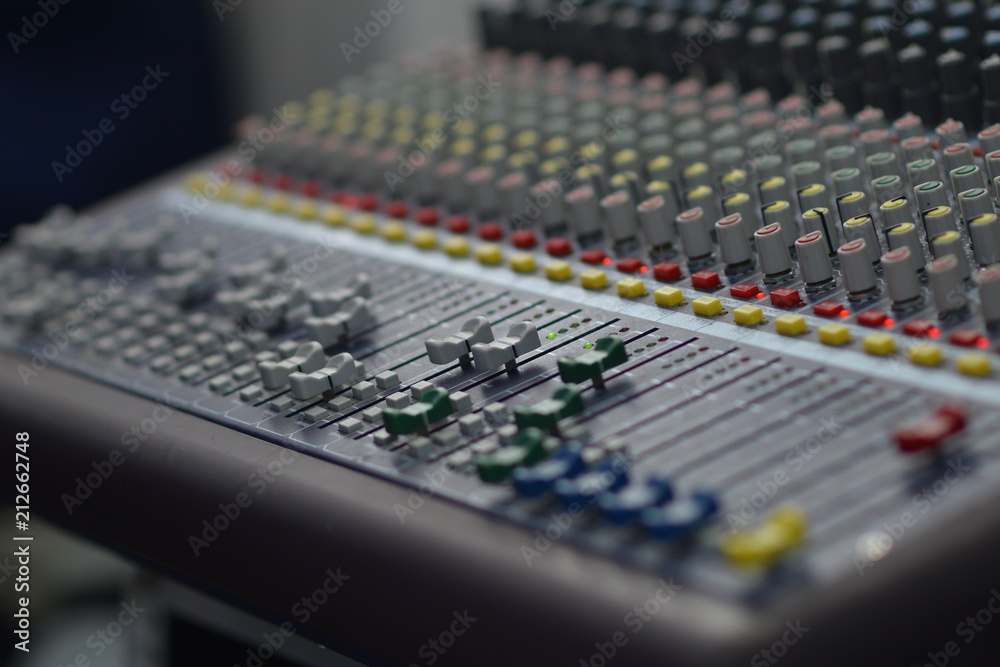 music studio console music studio console