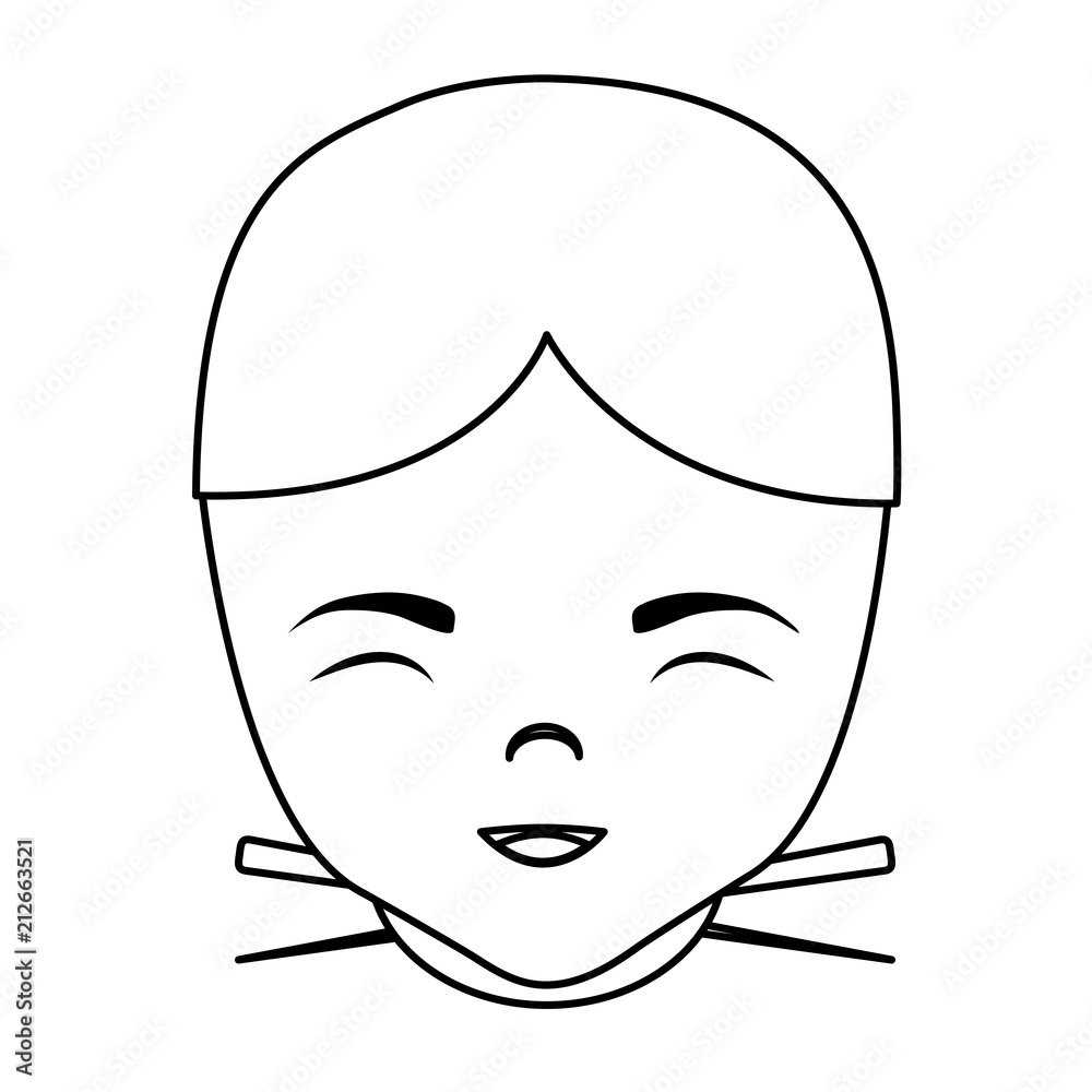 Asian woman icon Asian woman icon