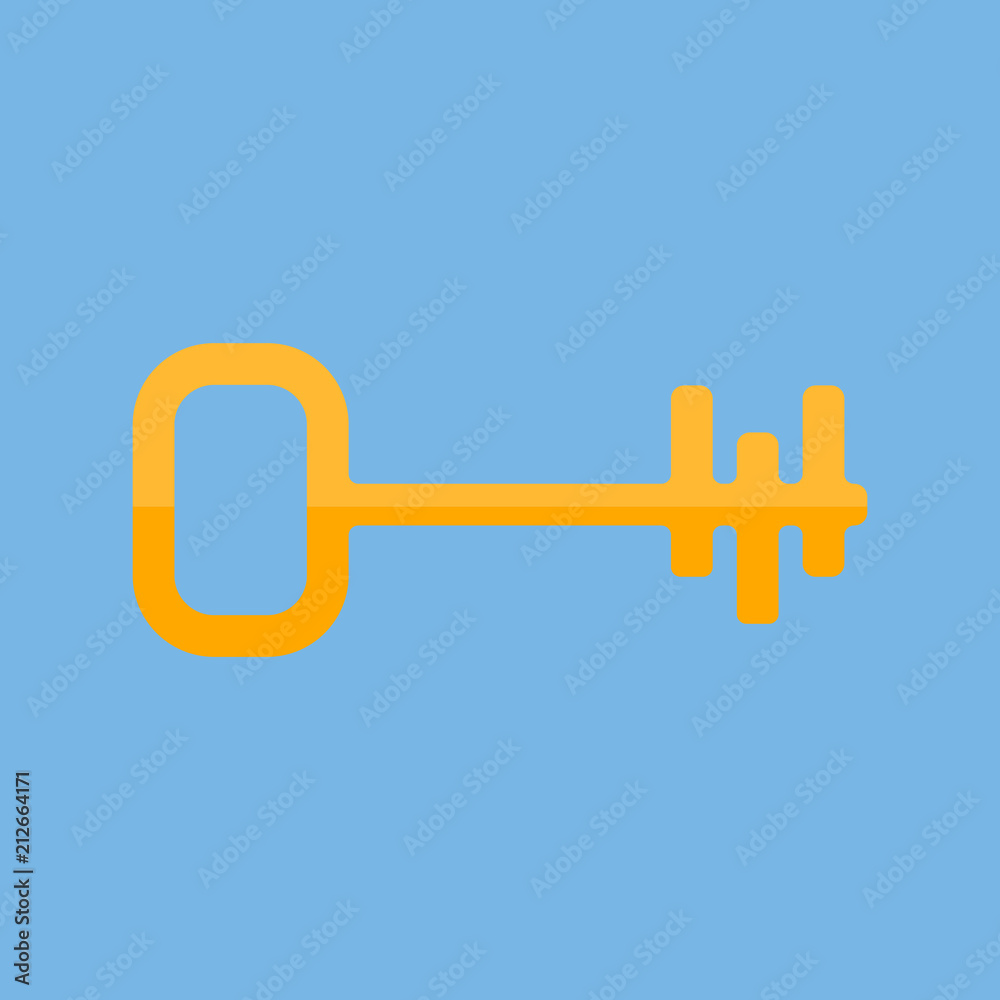 Vector key icon. Fully editable image. Vector key icon. Fully editable image.