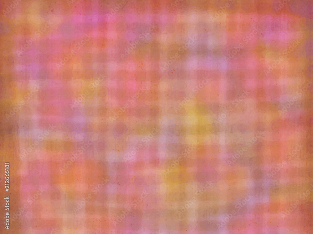 水彩風チェック背景素材 赤オレンジ Stock Illustration Adobe Stock