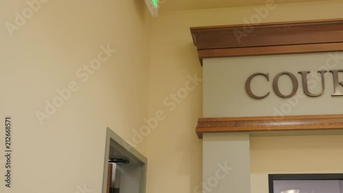 Pan Of Court Clerk Sign