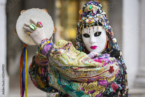 Venice carneval gipsy mask