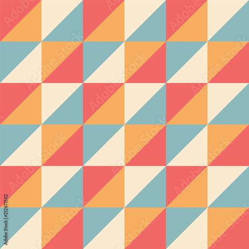 pastel geometric pattern swatch. mis century modern seamles pattern print