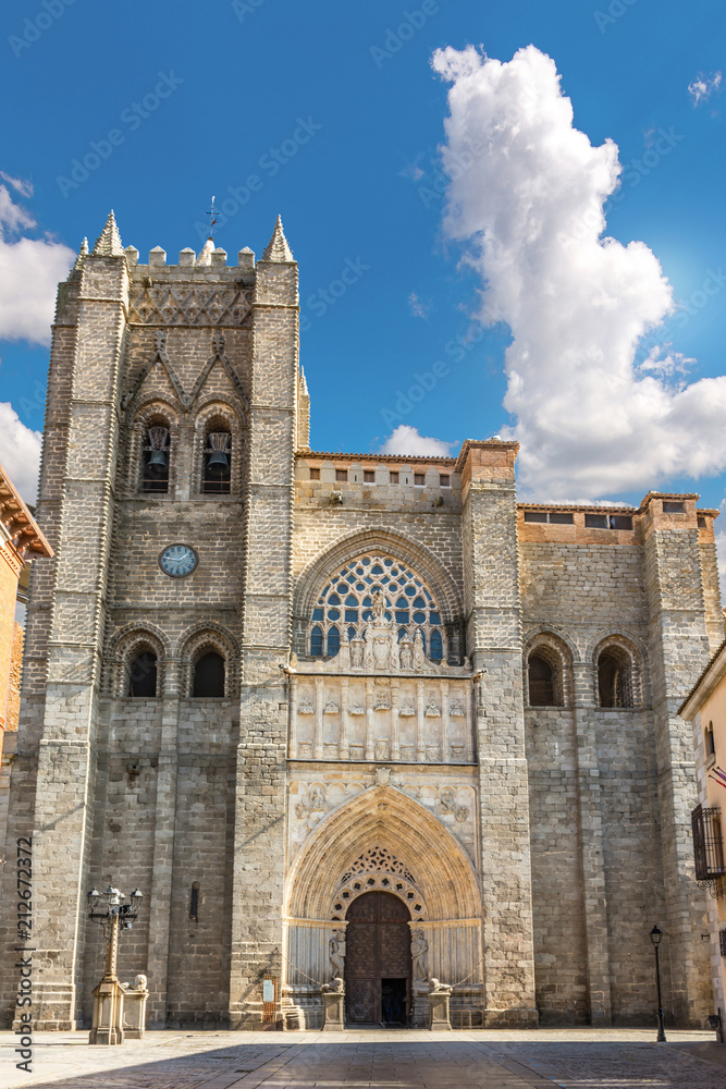 Cathedral of Christ the Savior of Avila, Considered the first Gothic cathedral of Spain