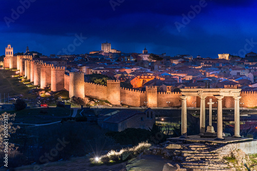 Tela Walls of Avila, World Heritage Site in Spain