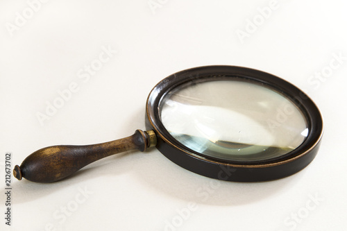 Magnifying glass photo