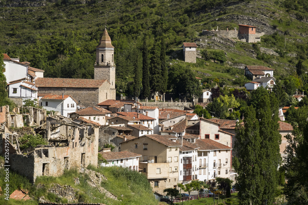 Soto en Cameros village in La Rioja province, Spain