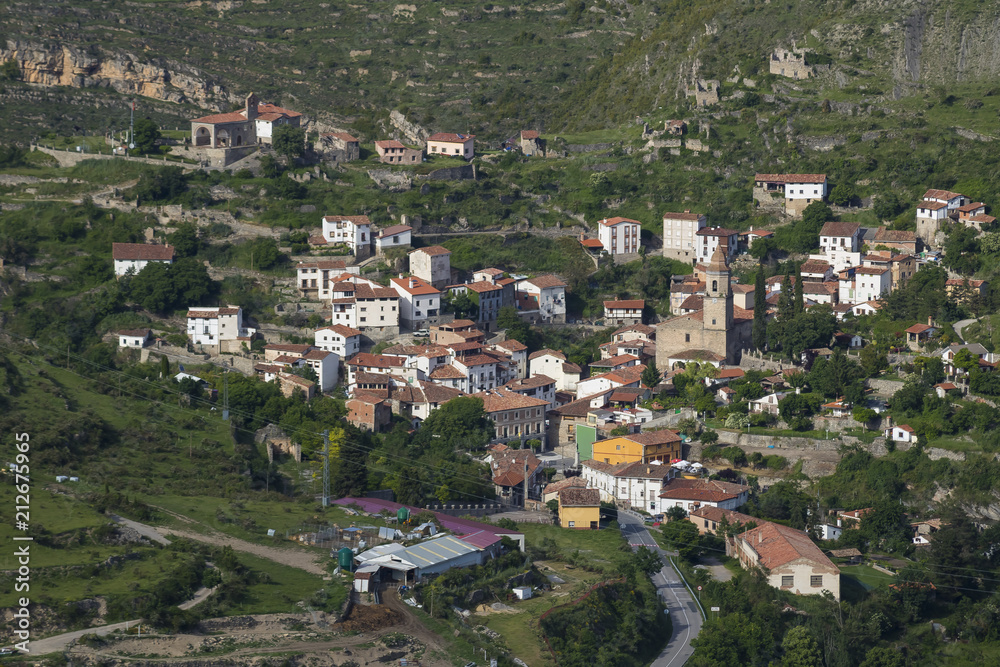 Soto en Cameros village in La Rioja province, Spain