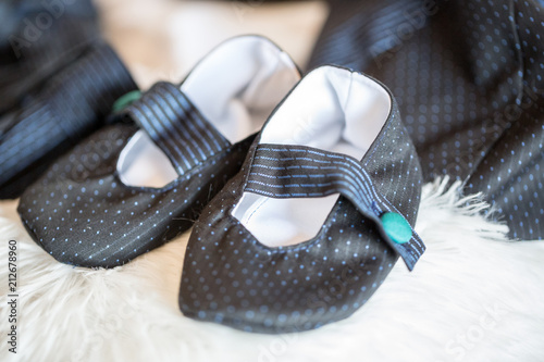 Shoes for a newborn baby 