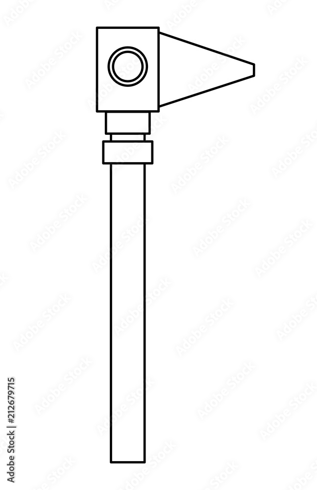 Fototapeta premium Otoscope tool icon