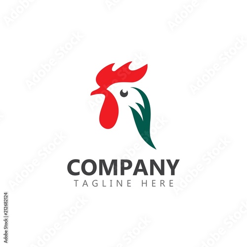 Chicken Company Logo Vector Template Design Illustration