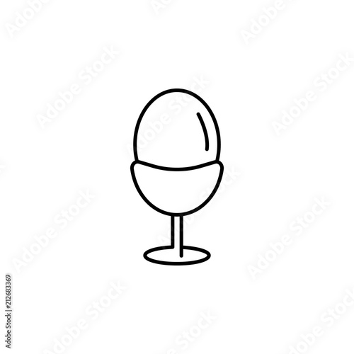 egg icon. Element of food and drinks icon for mobile concept and web apps. Thin line egg icon can be used for web and mobile. Premium icon