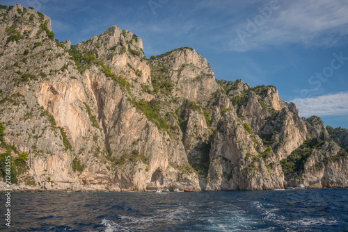 Cliffs on the Amalfi Coast