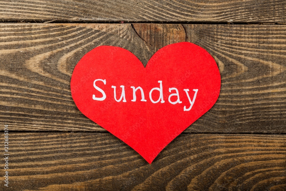 Sunday. Sunday.