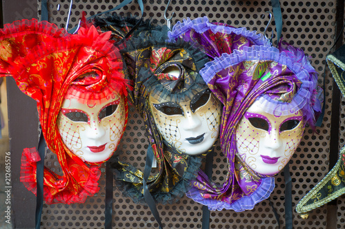Masks for sale in Piazza Erbe, Verona