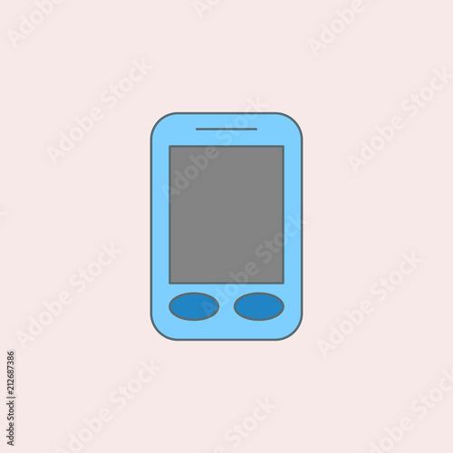 generation of smart phones field outline icon. Element of generation icon for mobile concept and web apps. Field outline generation of smart phones icon