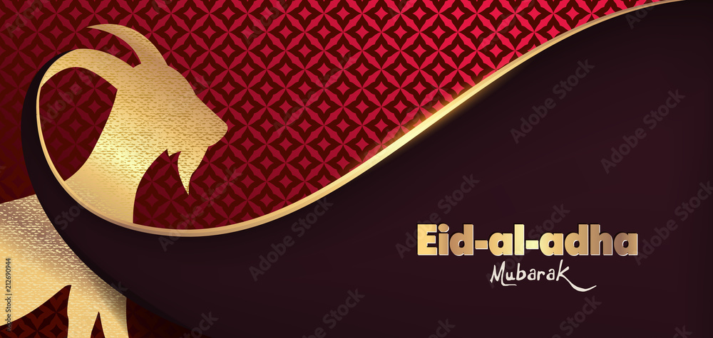 Eid Al Adha Mubarak the celebration of Muslim community festival ...