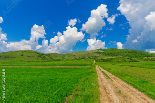 Clouds at the springtime