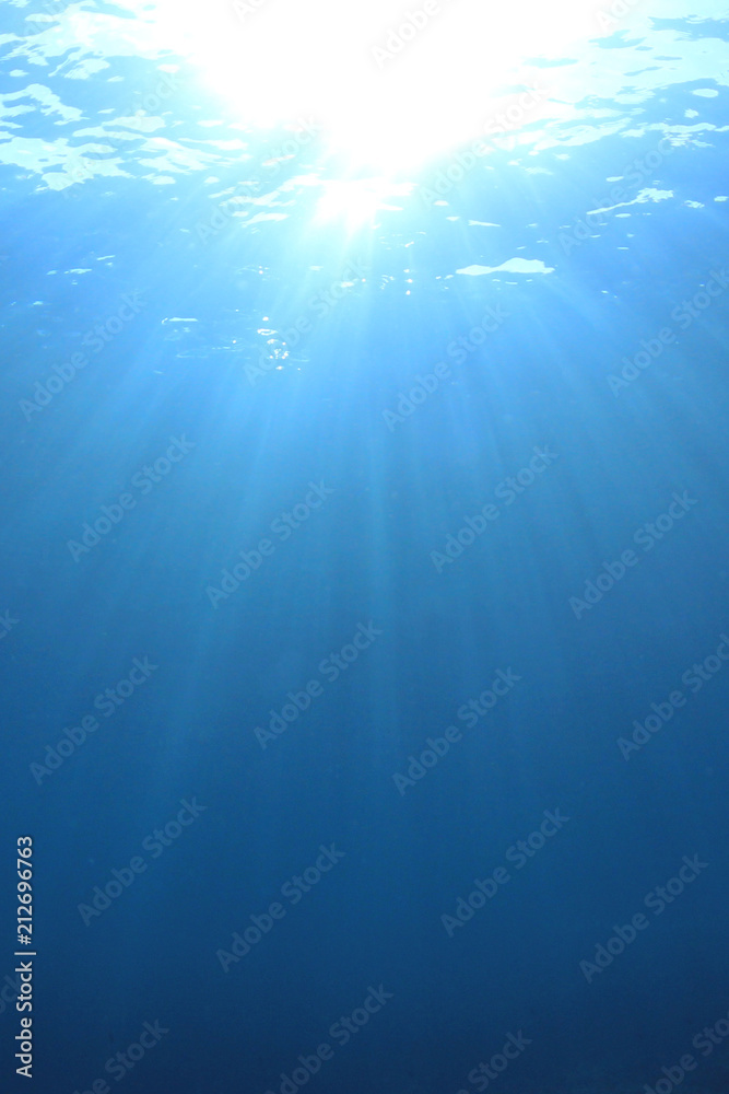 Vertical blue water background    