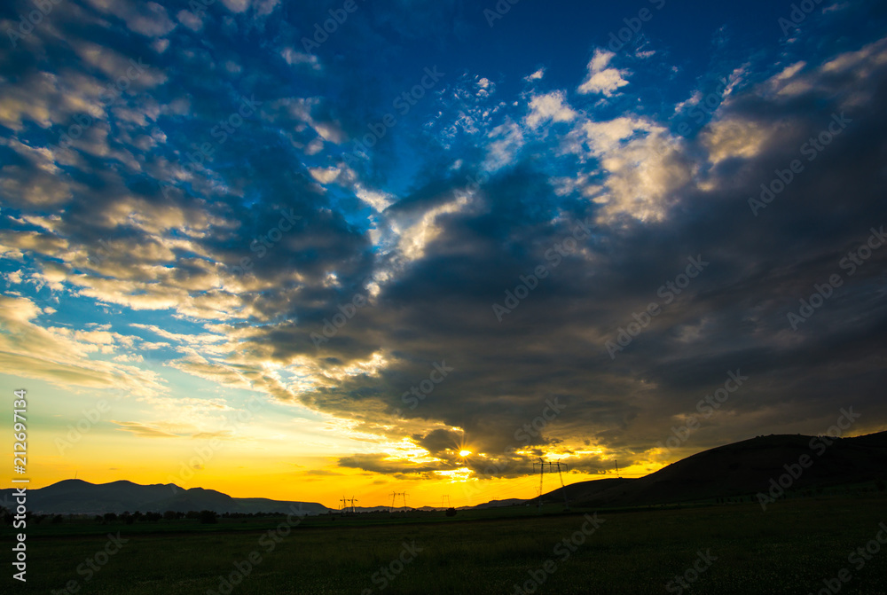 Obraz premium Sunset time