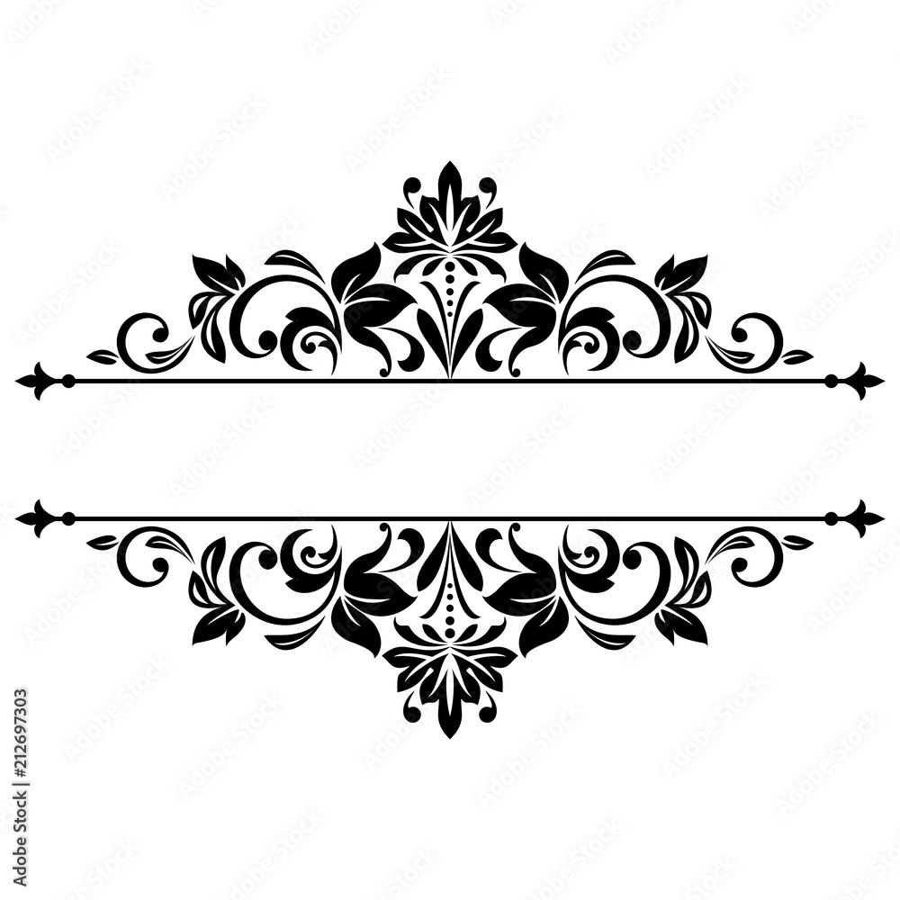 Black Vector Frames