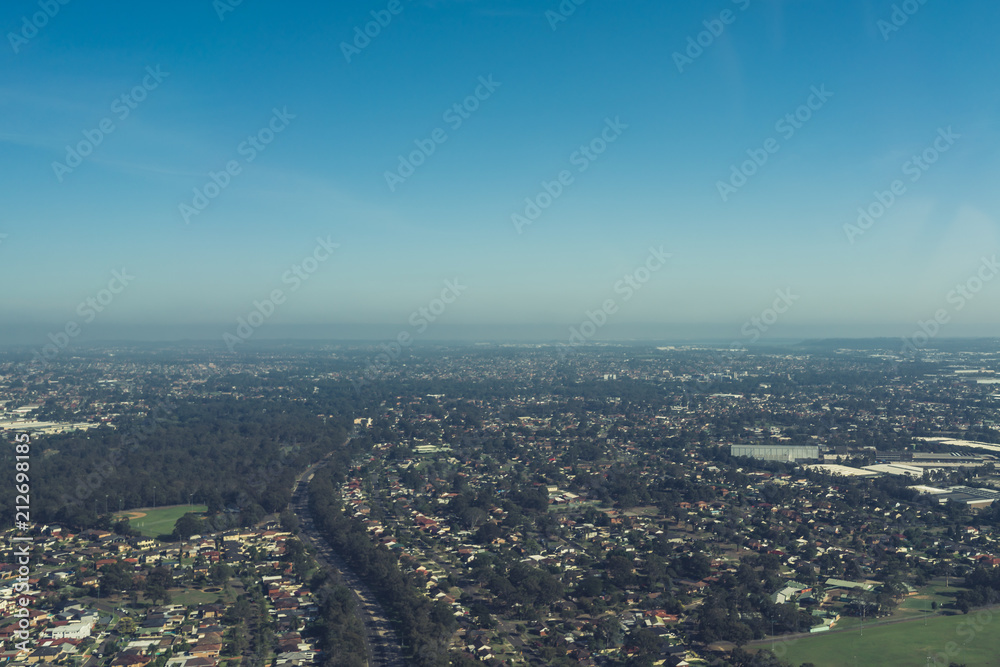 Aerial view of Sydney, Australia