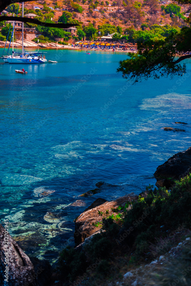 Ionnian sea costline in Greece Ionnian sea costline in Greece