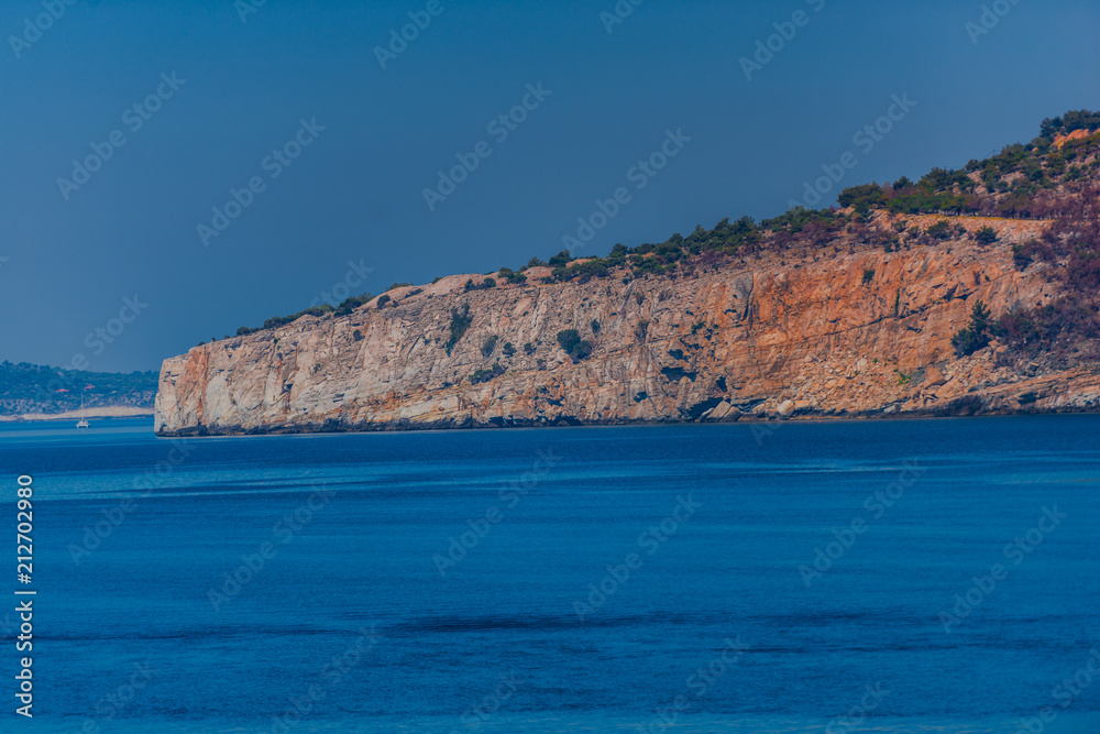 Ionnian sea costline in Greece