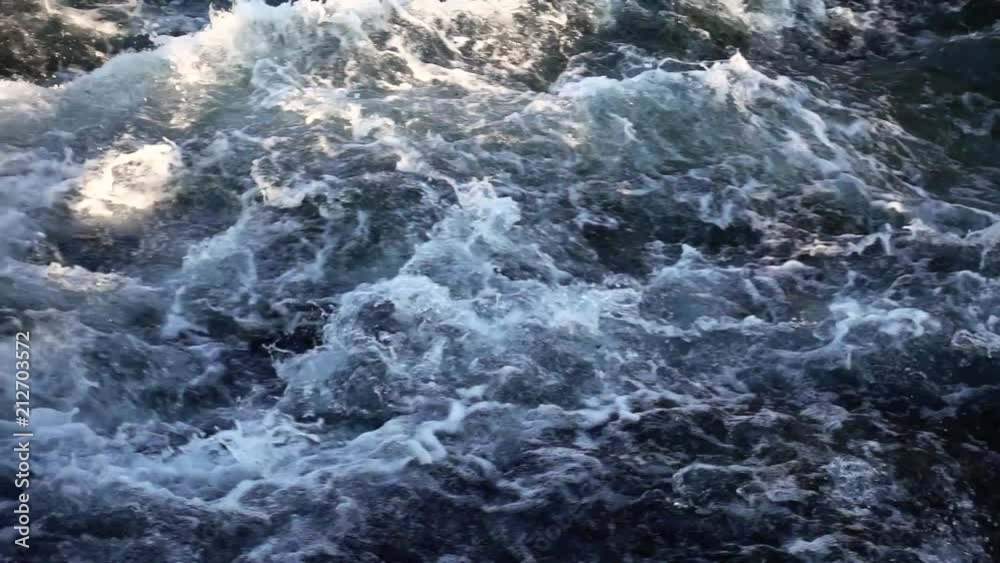 Swift water flow. River with swirls. Swift water flow. River with swirls.