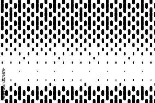 Background with lines. Halftone effect. Digital gradient. Minimalistic, dynamic stale. Black and white vector illustration  