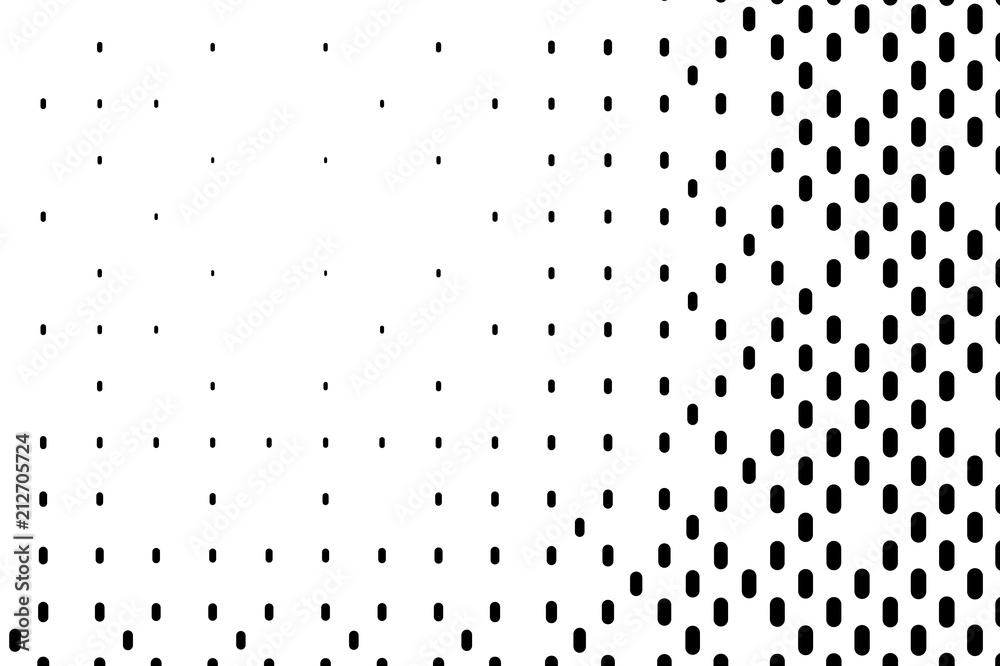 Background with lines. Halftone effect. Digital gradient. Minimalistic, dynamic stale. Black and white vector illustration  