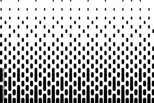 Background with lines. Halftone effect. Digital gradient. Minimalistic, dynamic stale. Black and white vector illustration  