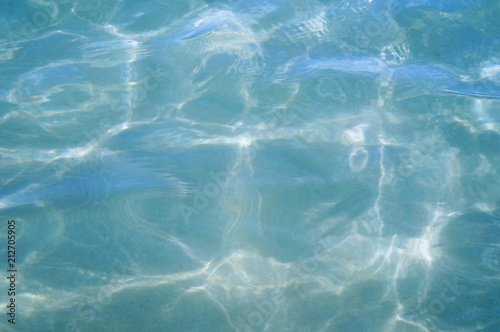 background of water surface in the sea with sunlight reflections