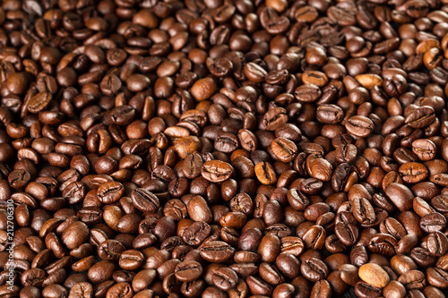  Roasted coffee beans, can be used as a background