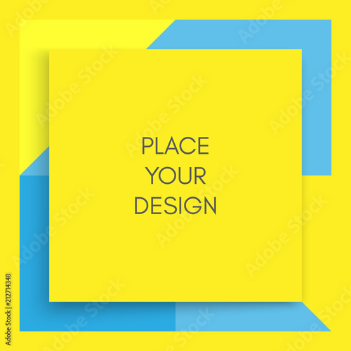 Mockup of a landscape-oriented magazine or catalogue. Blank sheet of paper. Element for advertising and promotional message. 3d vector illustration for your design.