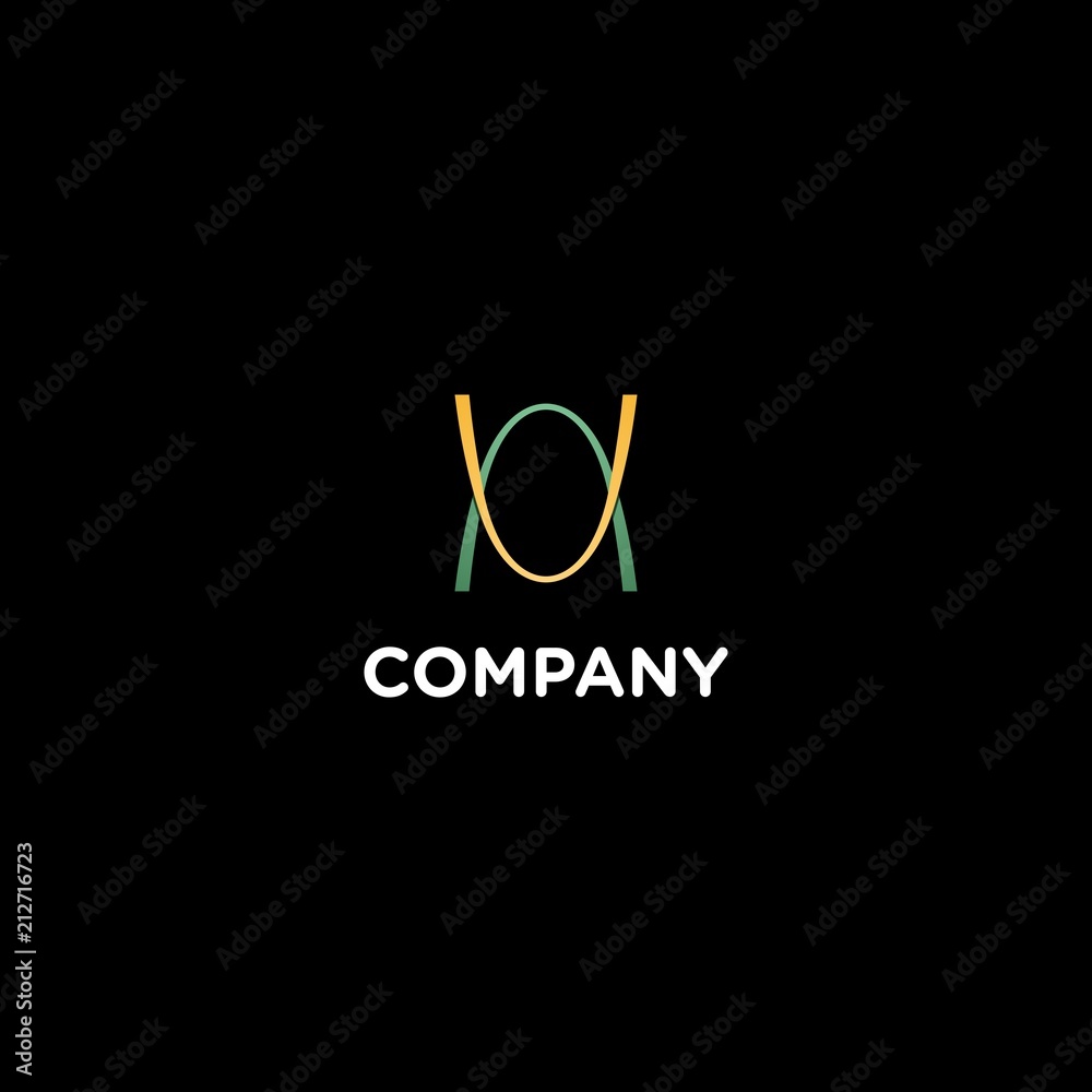 Letter A Line Abstract Icon Modern Logo Design Template Element Vector Letter A Line Abstract Icon Modern Logo Design Template Element Vector