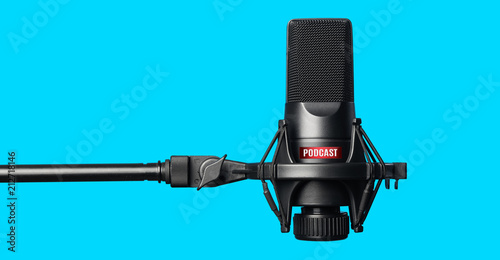 Studio microphone for recording podcasts