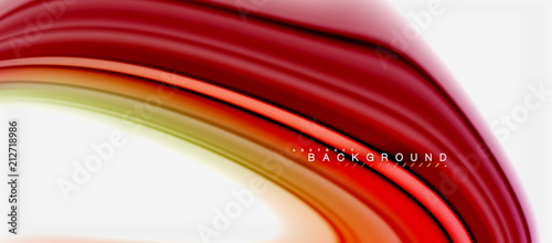 Rainbow fluid colors abstract background twisted liquid design, colorful marble or plastic wavy texture backdrop, multicolored template for business or technology presentation or web brochure cover