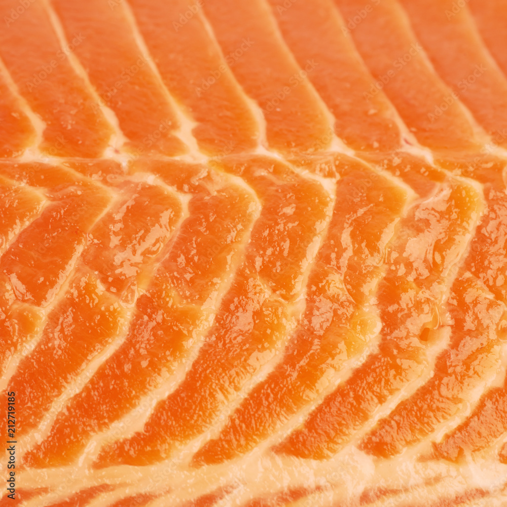 Close-up fragment of salmon fish Close-up fragment of salmon fish