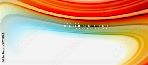 Rainbow fluid colors abstract background twisted liquid design, colorful marble or plastic wavy texture backdrop, multicolored template for business or technology presentation or web brochure cover