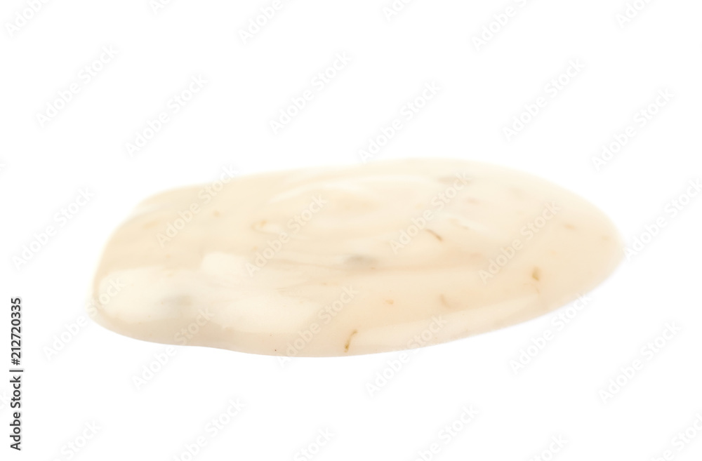 Caesar white sauce isolated