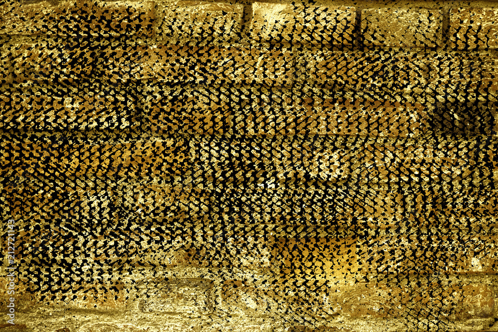 Grunge Ultra yellow Brick wall texture, cement background for web site or mobile devices Grunge Ultra yellow Brick wall texture, cement background for web site or mobile devices